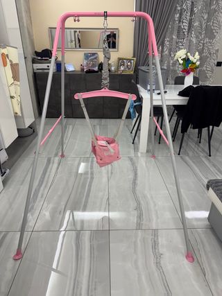 Altalena bimbo rosa funlio