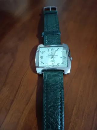 Reloj VR Cuarzo Acero Correa Verde