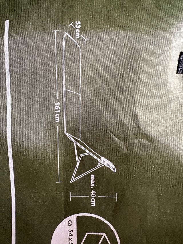 Esterilla plegable Rocktrail con respaldo
