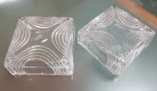 Caja, joyero cristal tallado. Su peso 999 kg