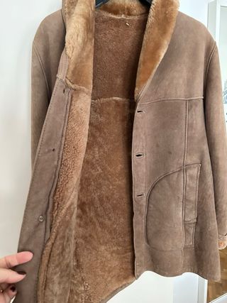 Chaqueta Piel Mouton Hombre Marrón
