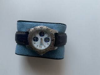 Reloj Lotus Mujer Correa Piel Azul/Plata