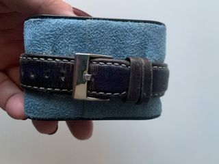 Reloj Lotus Mujer Correa Piel Azul/Plata