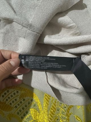 Maglione Candida lurex beige M/L