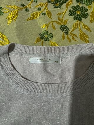 Maglione Candida lurex beige M/L