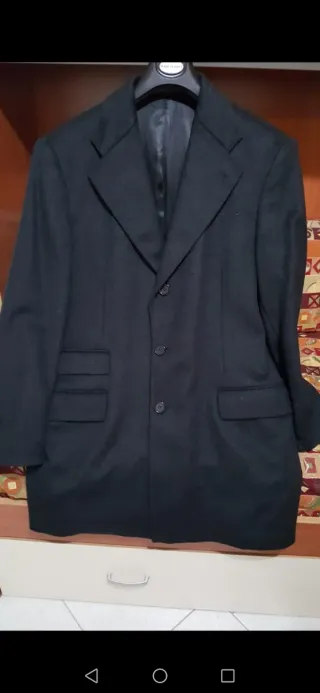 Cappotto uomo nero