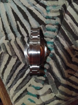 Reloj Seiko Submariner Verde y Plateado