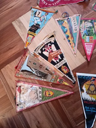 Lote 15 Banderines Antiguos