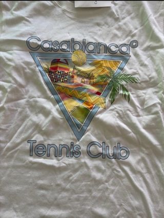 Camiseta Casablanca Tennis Club Blanca