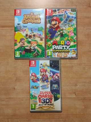 Pack 3 Videojuegos Nintendo Switch