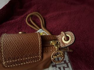 Monedero Longchamp Coñac Piel