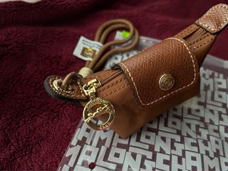 Monedero Longchamp Coñac Piel