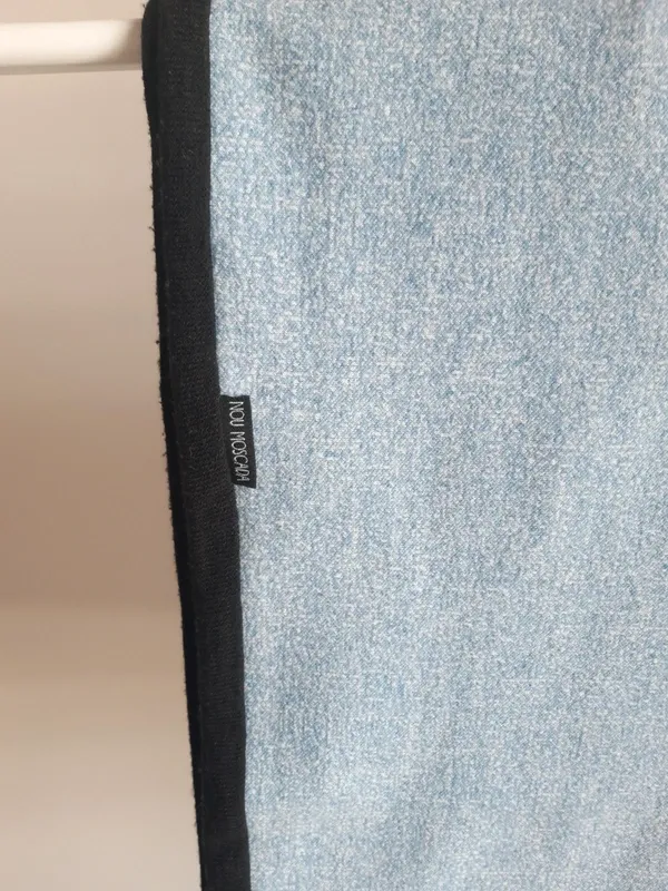 Bufanda tipo buff azul y negro