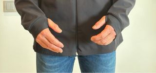 Chaqueta Quechua Paravent Negra y Gris