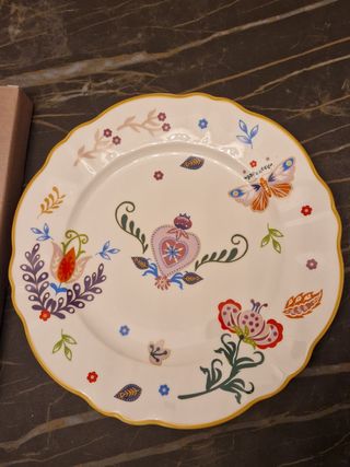 Piatto portata d.30,5 cm in porcellana Bitossi Hom