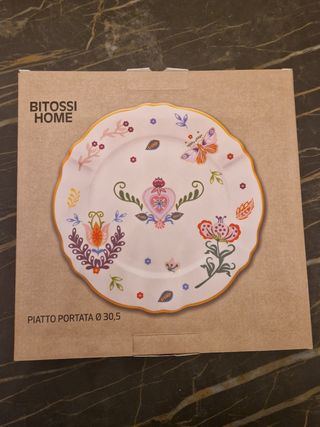 Piatto portata d.30,5 cm in porcellana Bitossi Hom