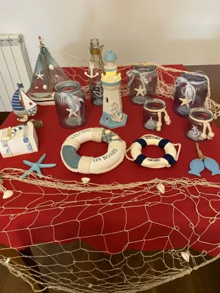 Decoración náutica mesa comuniones, cumpleaños