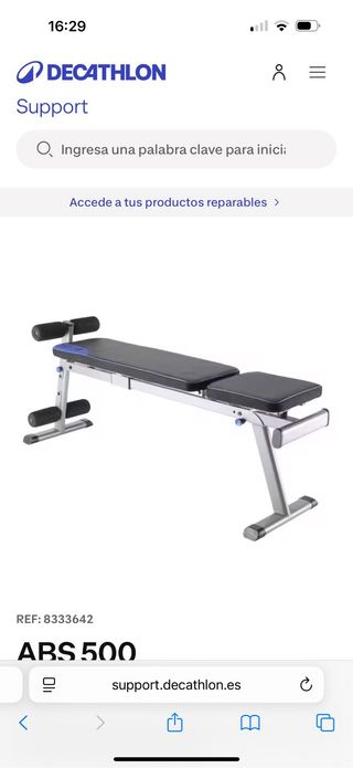 Banco Abdominales Domyos ABS 500