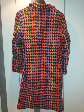 Abrigo estampado multicolor