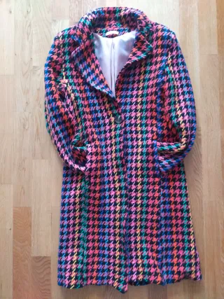 Abrigo estampado multicolor