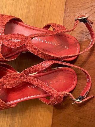 PONS QUINTANA - Sandalias cuña florales 35