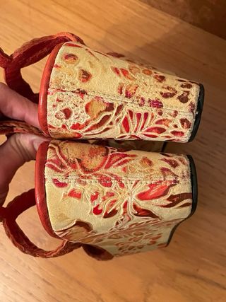 PONS QUINTANA - Sandalias cuña florales 35