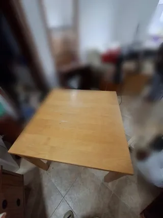 Tavolo pieghevole in legno Ikea