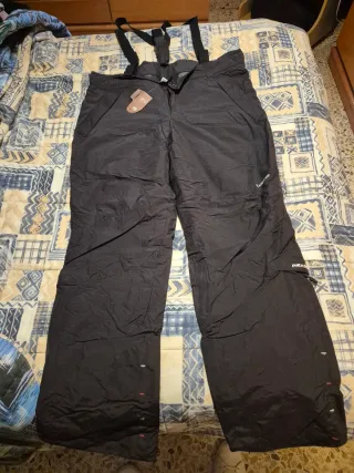 Pantalones de nieve negros y azul
