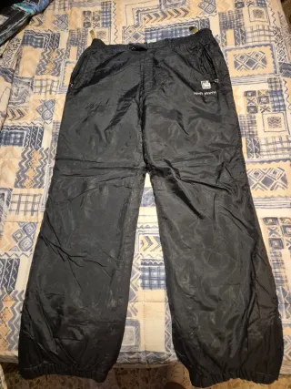 Pantalones de nieve negros y azul