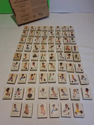 70 Cajas de cerillas de futbol años 60 perfects
