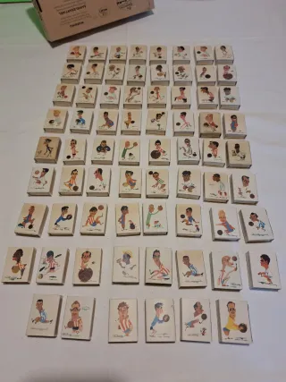 70 Cajas de cerillas de futbol años 60 perfects