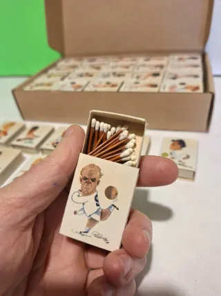 70 Cajas de cerillas de futbol años 60 perfects