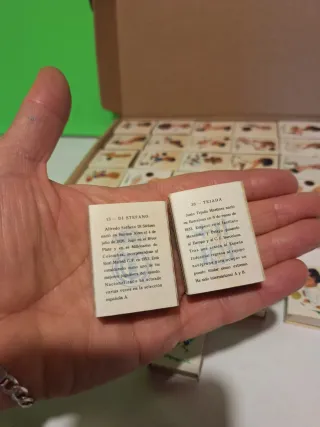 70 Cajas de cerillas de futbol años 60 perfects