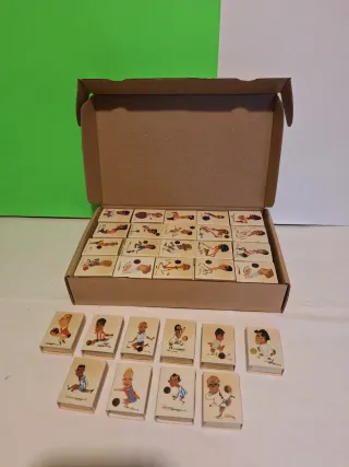 70 Cajas de cerillas de futbol años 60 perfects
