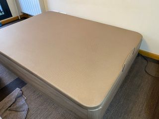 Canapé abatible 135x190  Color madera, beige