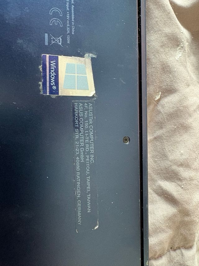 Portátil ASUS Negro/Azul Marino