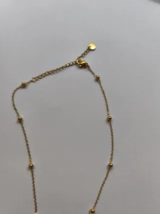 Collar concha dorado Artesanía Galicia