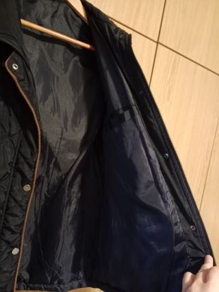 Parka de invierno azul marino