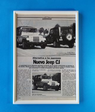 Jeep CJ Cuadro cartel poster