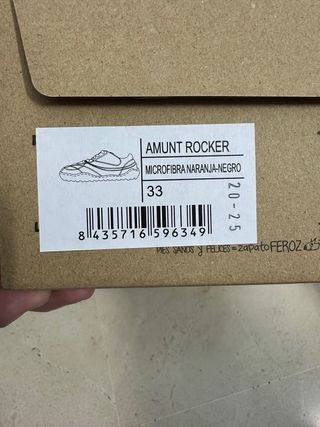 Botas de fútbol Amunt Talla 33