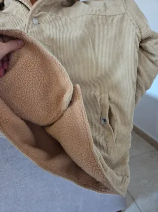 Chaqueta vintage de pana con borreguito