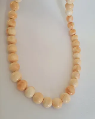 Collana Conchiglia Corallo .Anni '60