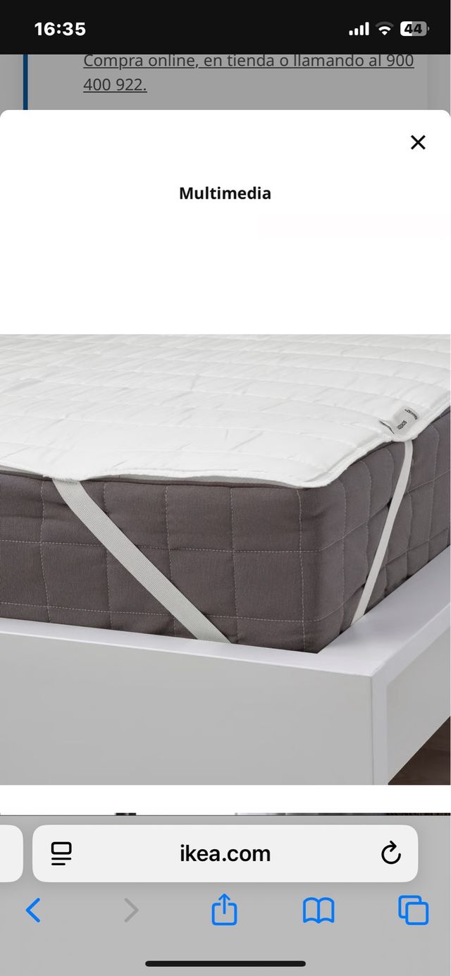 Protector Colchón 80x200 cm