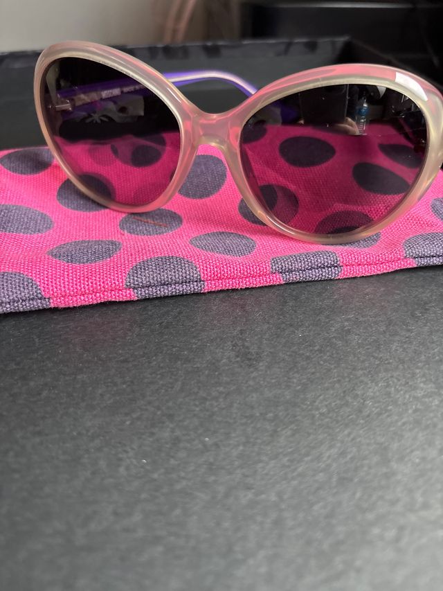 Gafas de sol Moschino vintage rosas y moradas