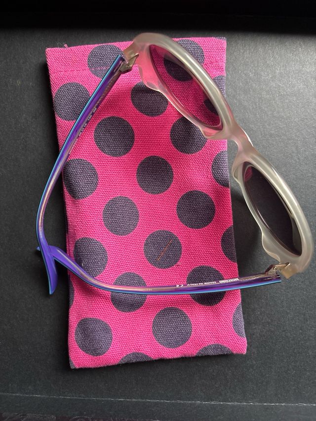 Gafas de sol Moschino vintage rosas y moradas