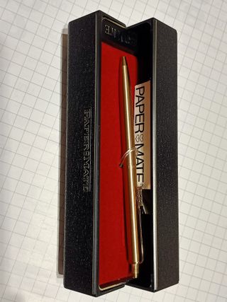 Penna Paper Mate dorata vintage