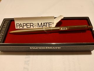 Penna Paper Mate dorata vintage
