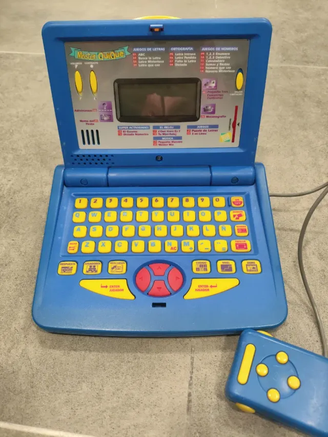 Mini Computador Educativo Master Quique Azul
