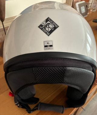 Casco Tucano Urbano ELFRESH XL Blanco Nuevo.