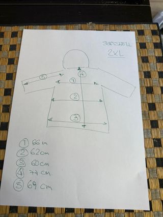 The North Face Softshell Talla XL/XXL Negra